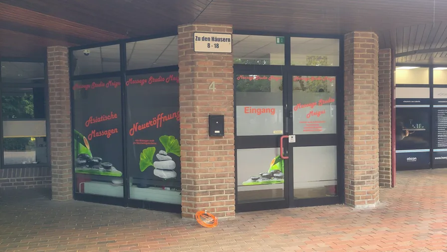 Schaufenster von Meigui Asia Massage in Voerde
